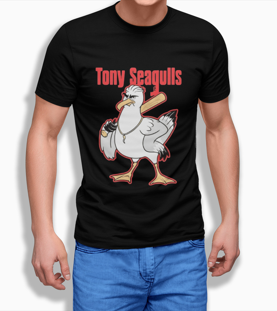 Tony Seagulls Seagull Baseball Bat Boston Red Sox Anthony Seigler T-Shirt