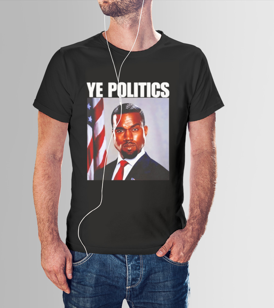 Ye Politics Kanye West American Flag T-Shirt