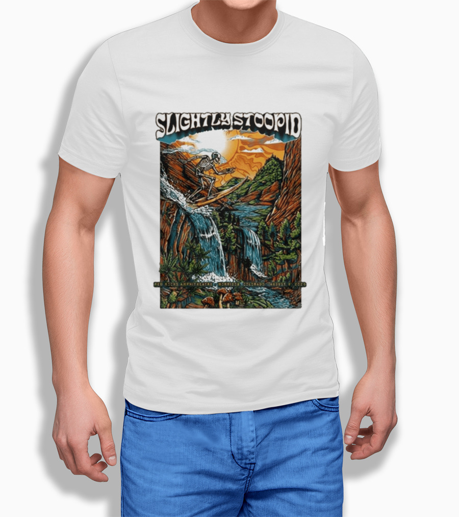Slightly Stoopid Red Rocks Amphitheatre Morrison Colorado August 8 2026 T-Shirt
