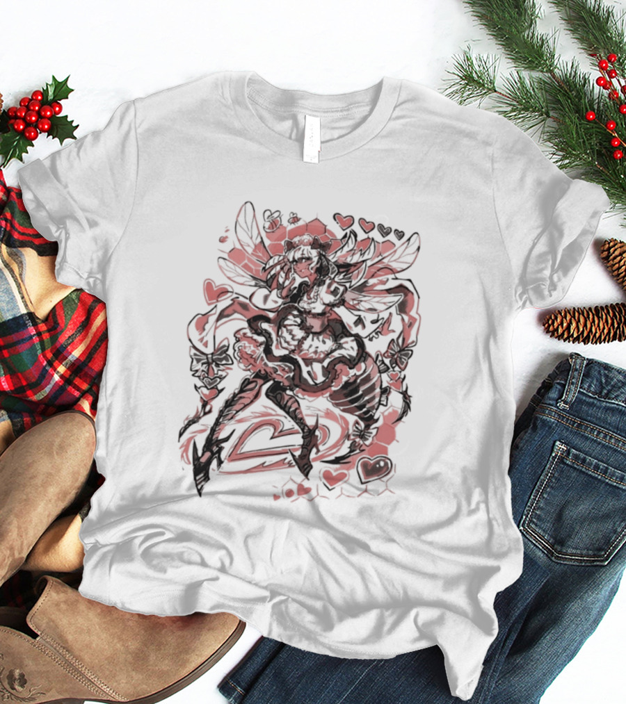 Bee My Lovely Final Fantasy XIV Valentine's Heart Wings Love T-Shirt
