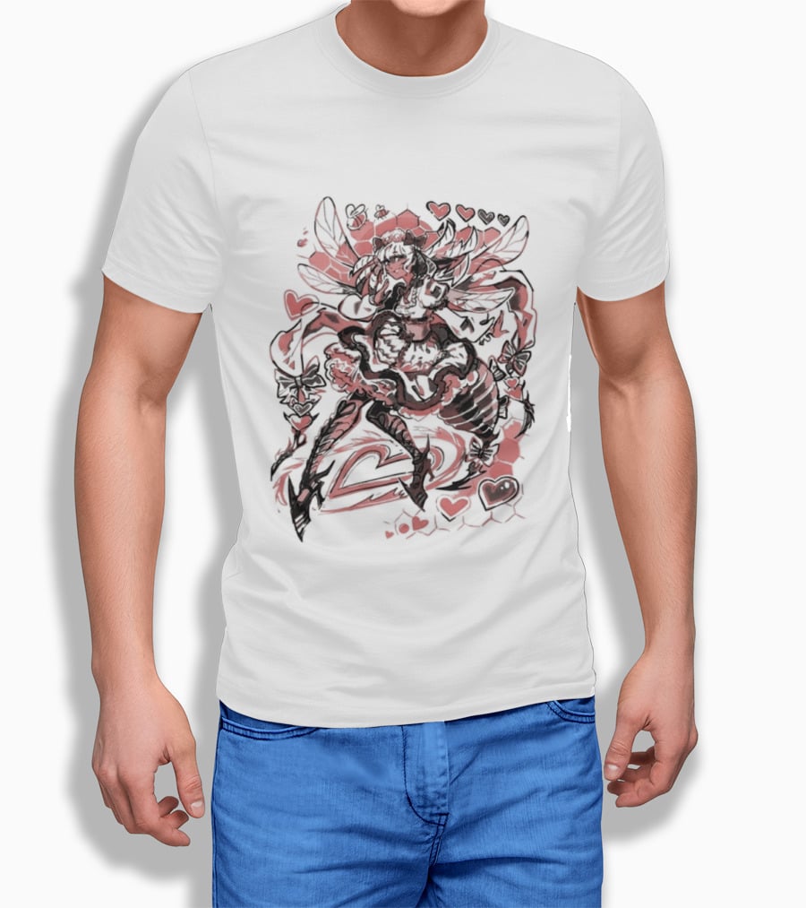 Bee My Lovely Final Fantasy XIV Valentine's Heart Wings Love T-Shirt