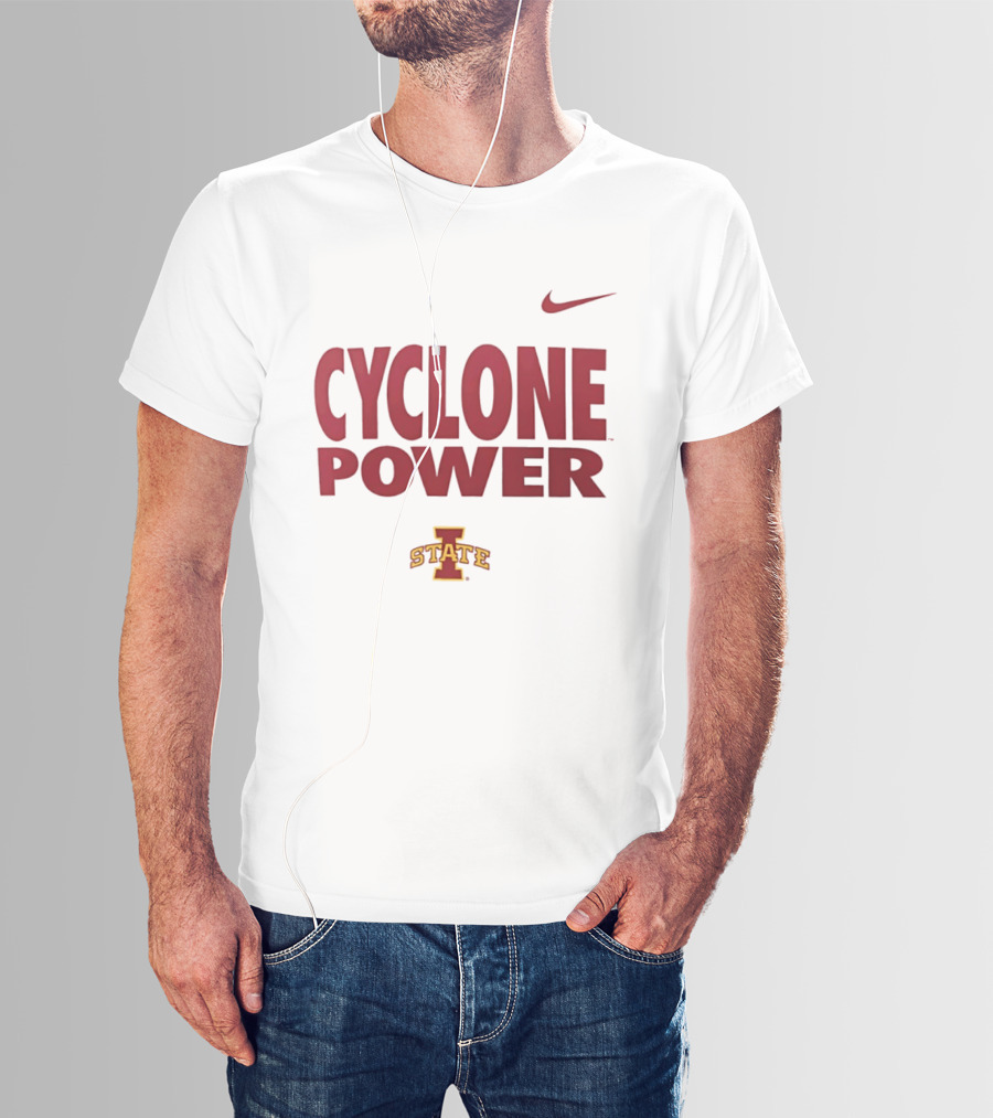 Cyclone Power Iowa State Nike Sports Fan Gear T-Shirt