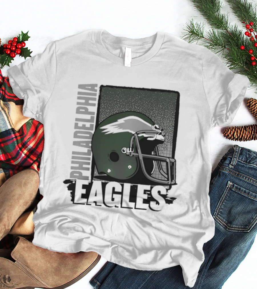 Philadelphia Eagles 2026 Season Helmet Football T-Shirt