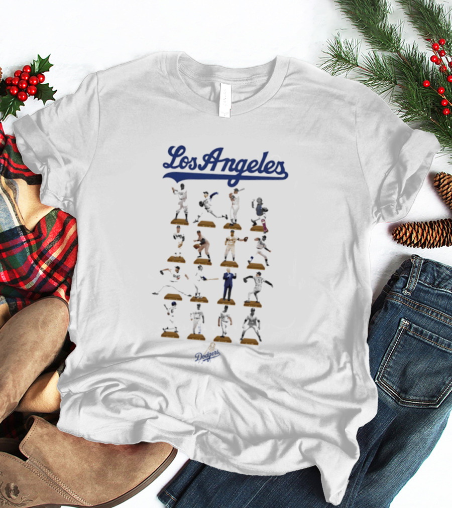 Los Angeles Dodgers Baseball Legends Hall Of Fame Moments T-Shirt