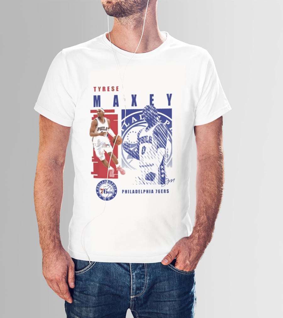 Tyrese Maxey Philadelphia 76ers NBA Highlights 2026 T-Shirt