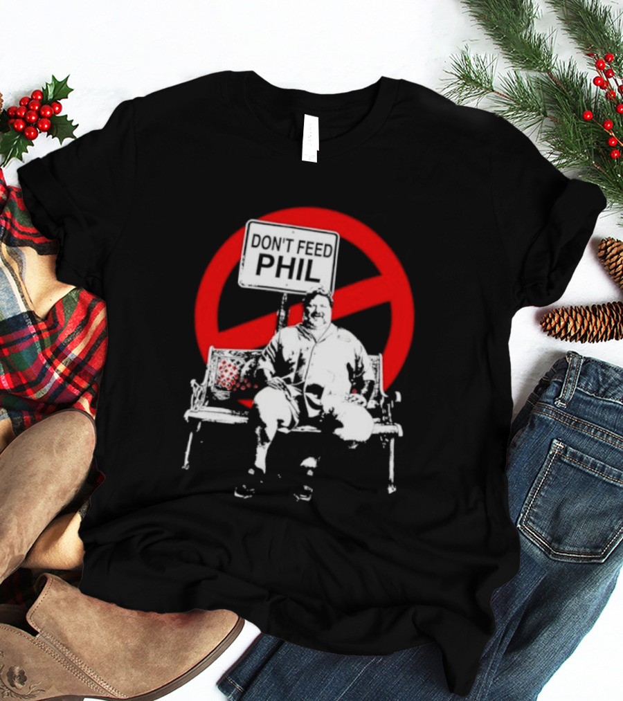 Viva La Bam MTV Reality TV Don't Feed Phil Bench Red Circle T-Shirt