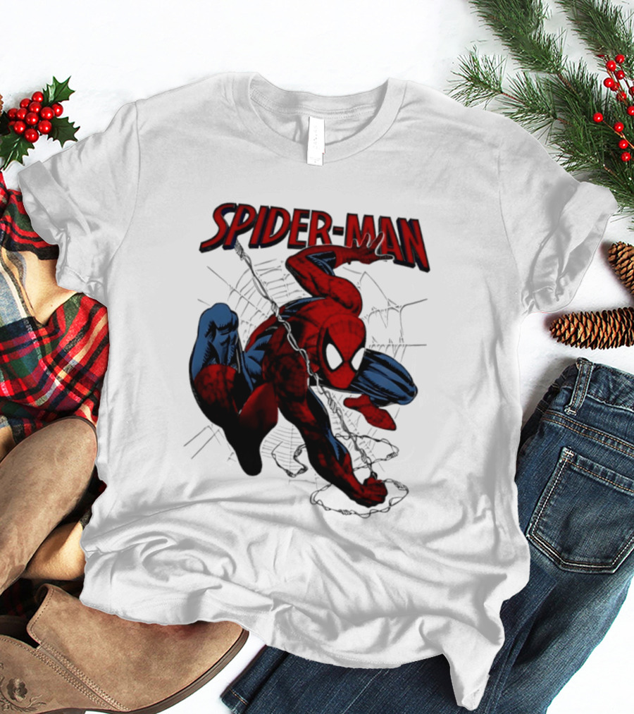 SPIDER MAN Marvel Superhero Man Spider Peter Parker Web Slinger T-Shirt
