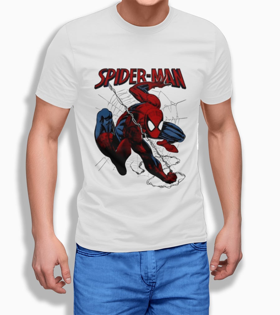SPIDER MAN Marvel Superhero Man Spider Peter Parker Web Slinger T-Shirt
