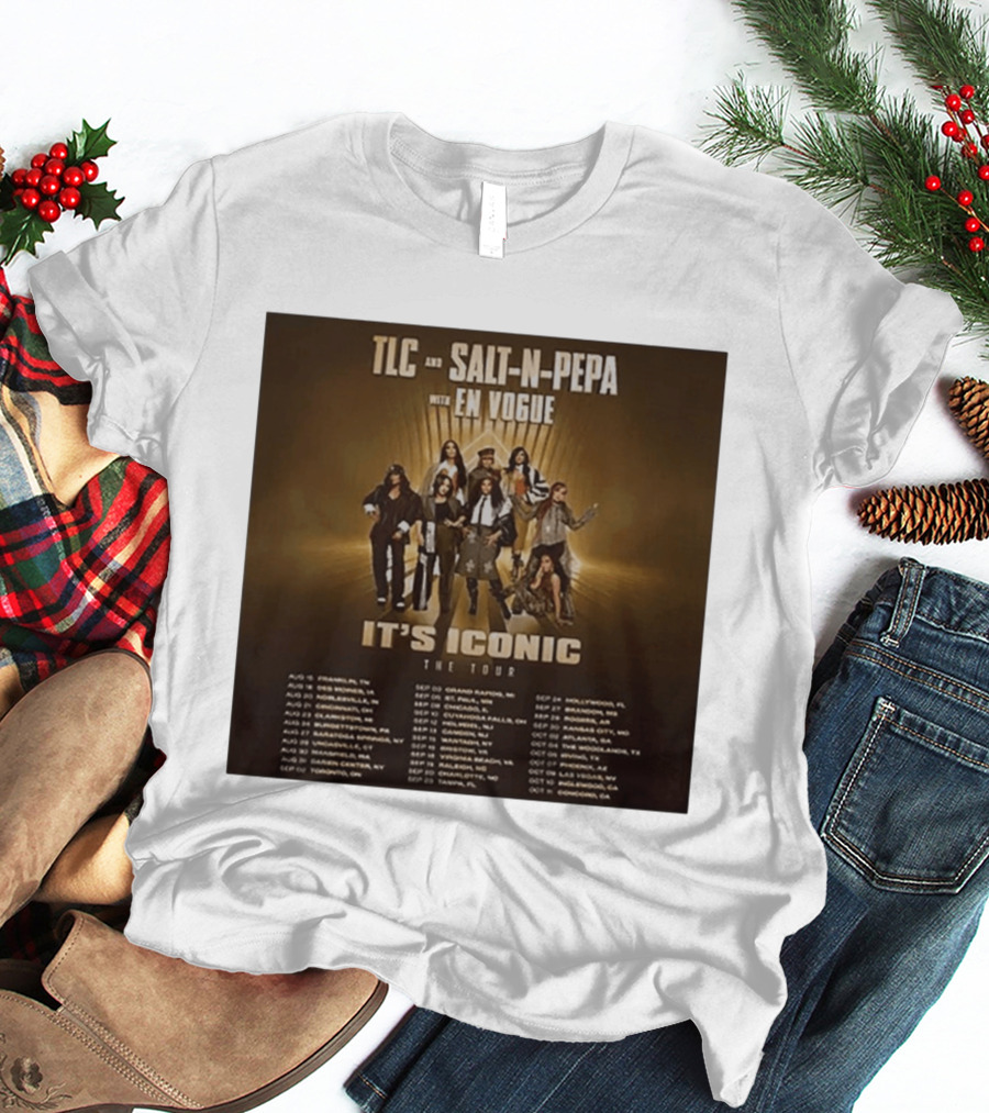 TLC Salt N Pepa En Vogue It's Iconic Tour Dates 2023 T-Shirt