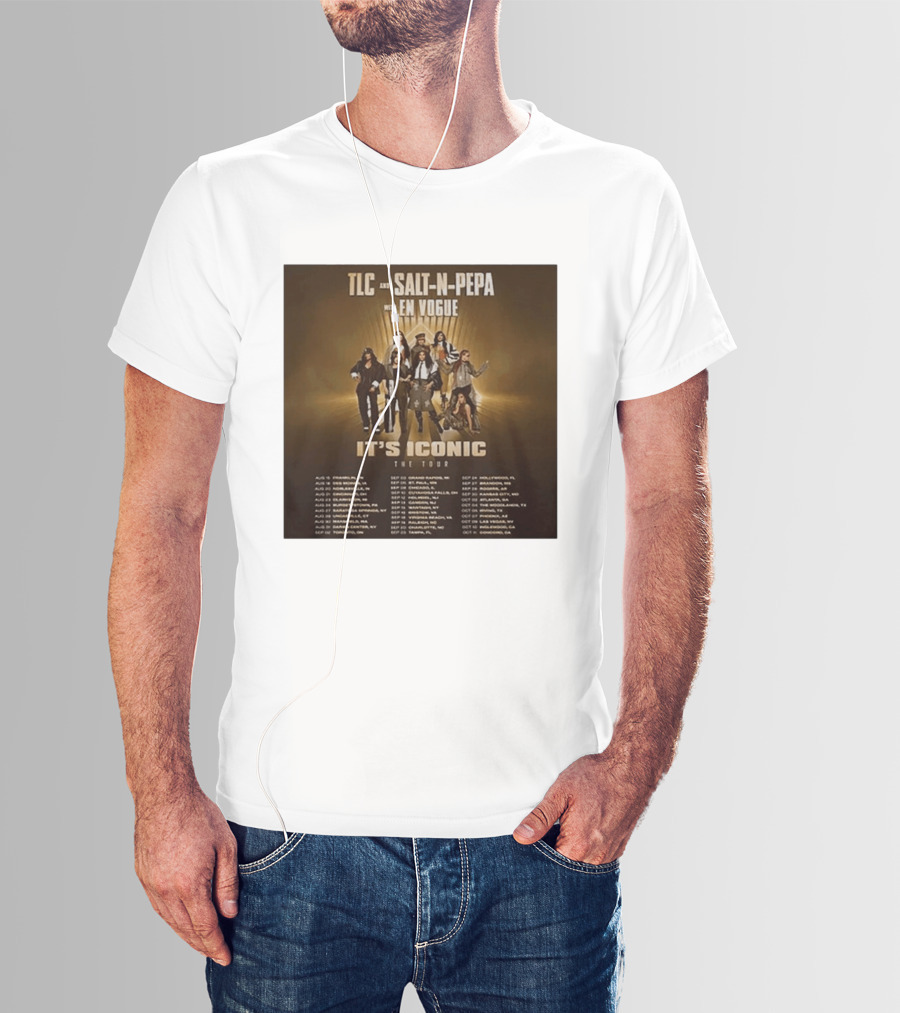 TLC Salt N Pepa En Vogue It's Iconic Tour Dates 2023 T-Shirt