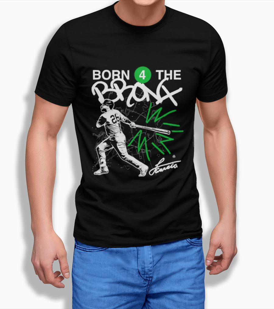 Born 4 The Bronx New York Yankees Luis Garcia Jr. Sports T-Shirt