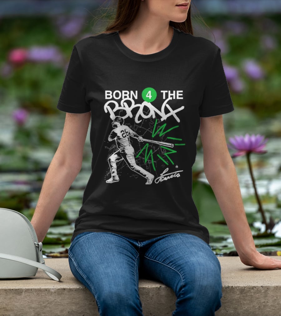 Born 4 The Bronx New York Yankees Luis Garcia Jr. Sports T-Shirt