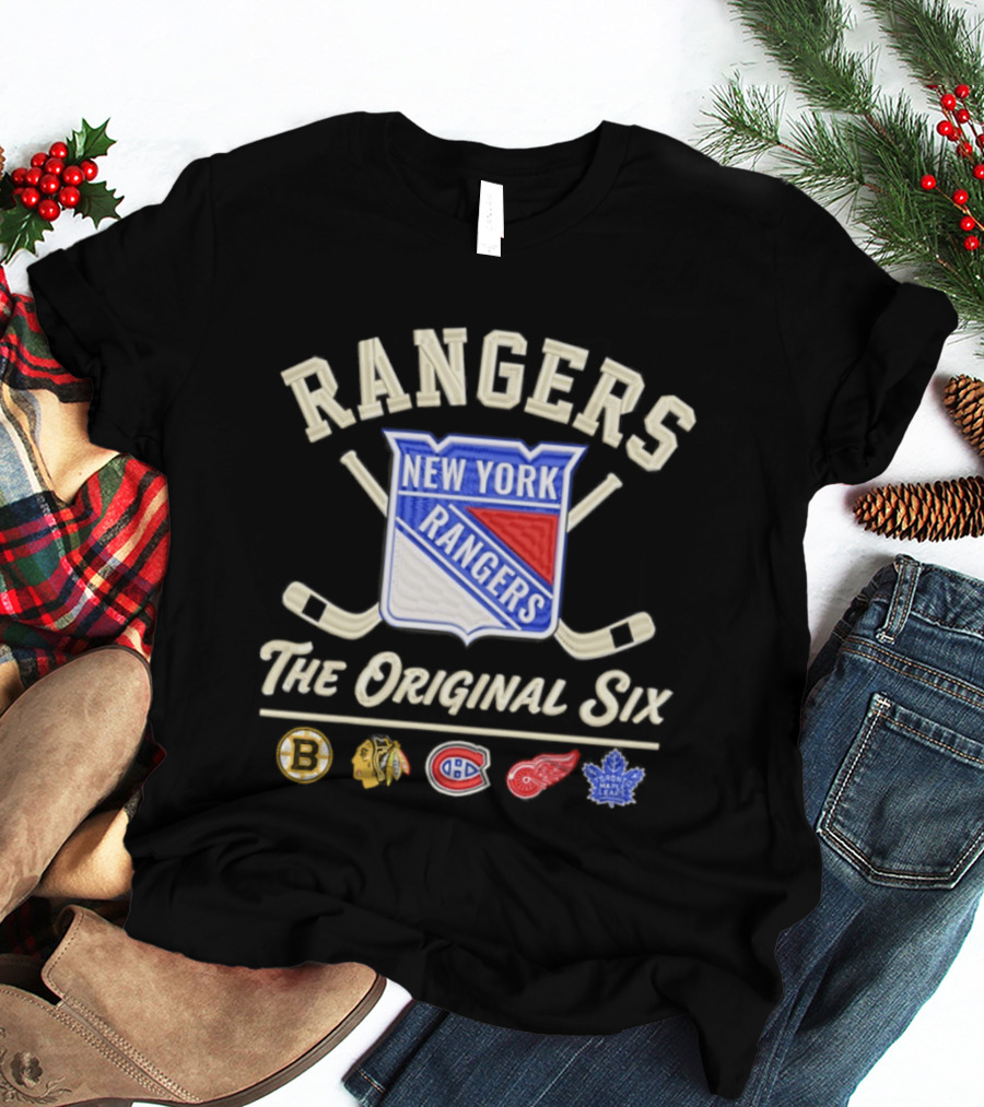 New York Rangers The Original Six NHL Hockey Iconic Teams T-Shirt