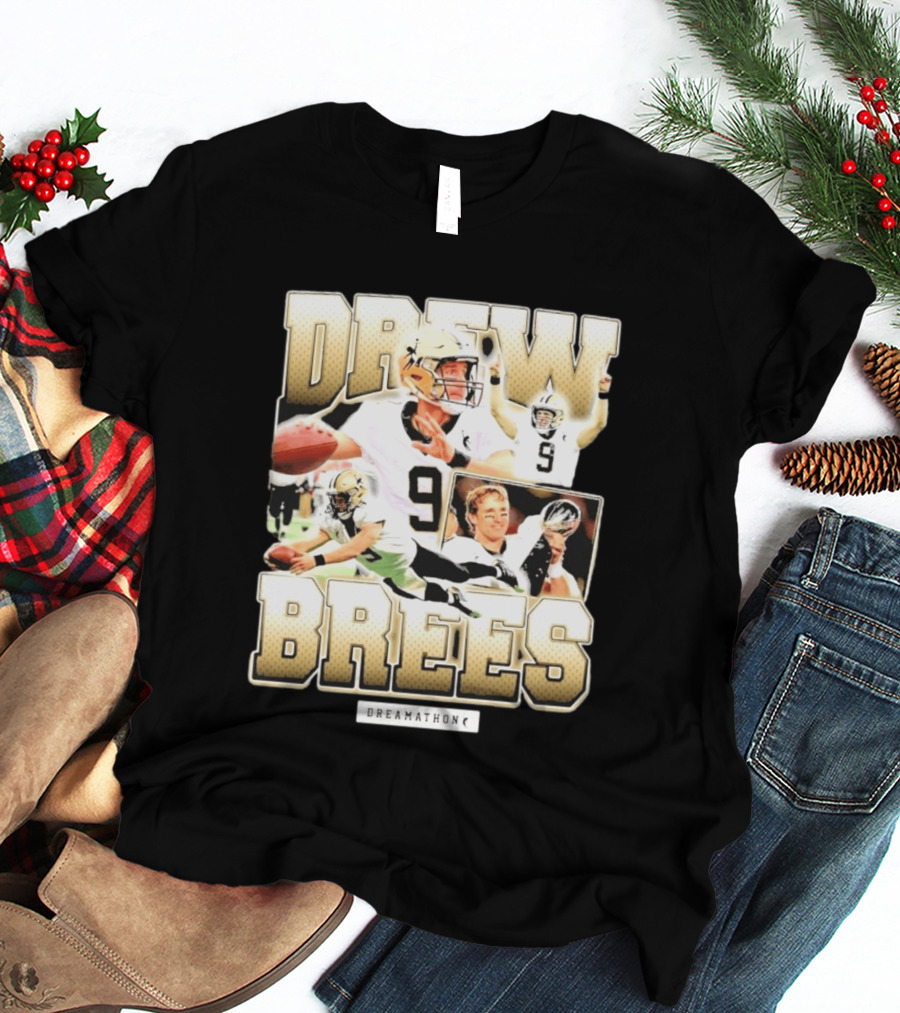 Drew Brees New Orleans 9 Dreamathon T-Shirt