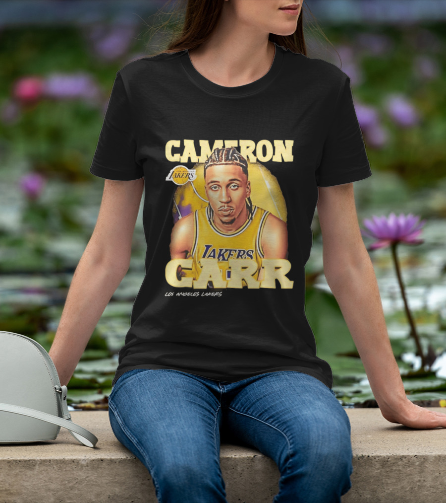 Cameron Carr Los Angeles Lakers NBA 2026 Airbrush T-Shirt