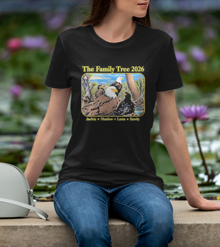 The Family Tree 2026 Jackie And Shadow Jackie The Eagle Big Bear Lake T-Shirt