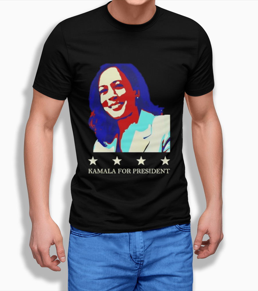 Kamala Harris Kamala For President Presidential Campaign Stars T-Shirt