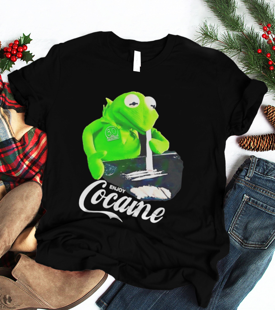 Kermit The Frog Enjoy Cocaine Muppets T-Shirt