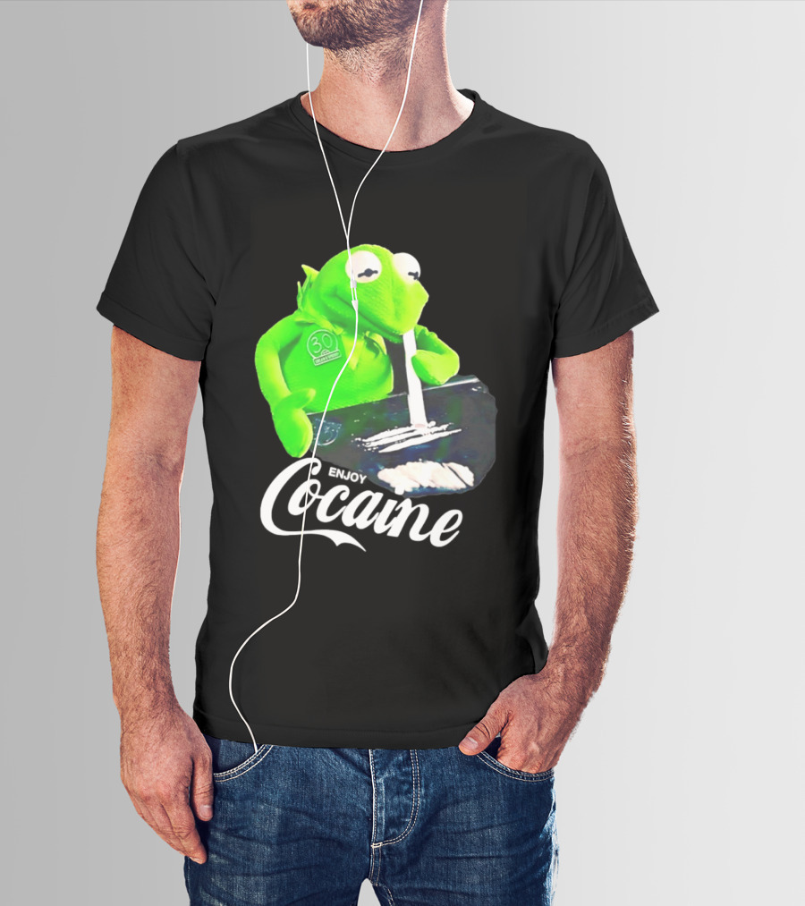Kermit The Frog Enjoy Cocaine Muppets T-Shirt