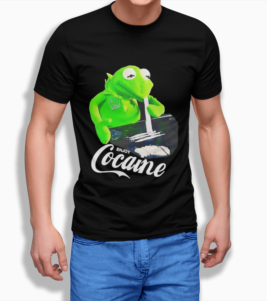 Kermit The Frog Enjoy Cocaine Muppets T-Shirt