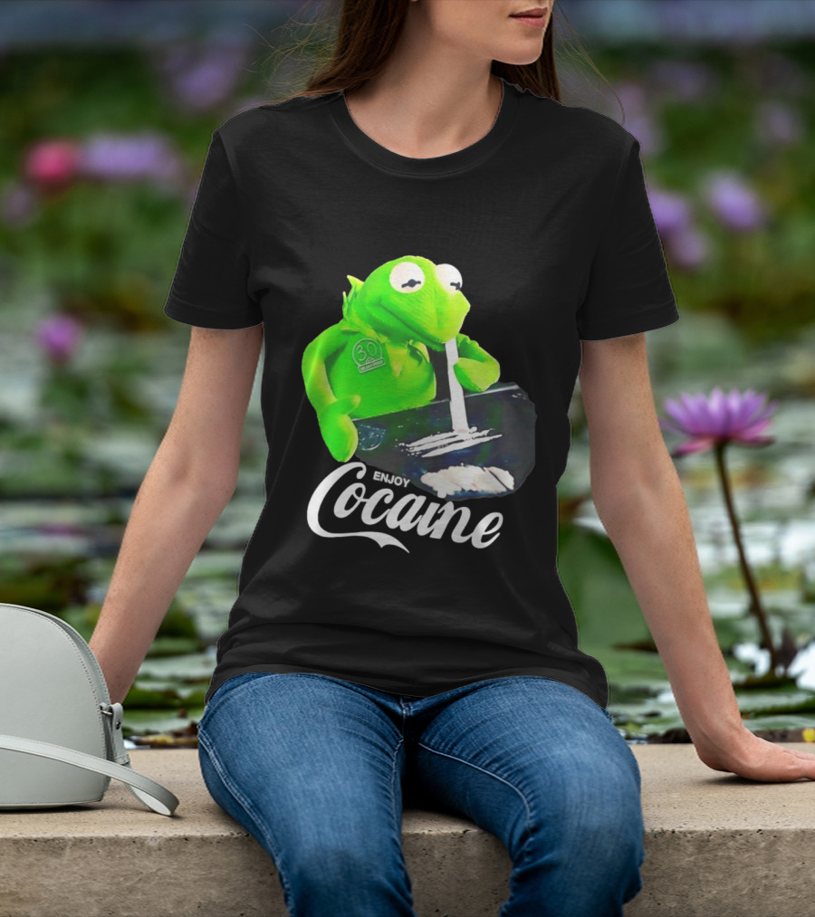 Kermit The Frog Enjoy Cocaine Muppets T-Shirt