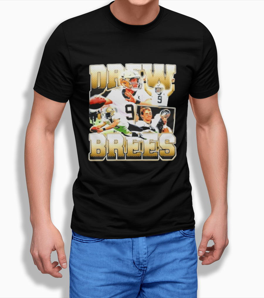 Drew Brees 9 New Orleans Saints Legend T-Shirt