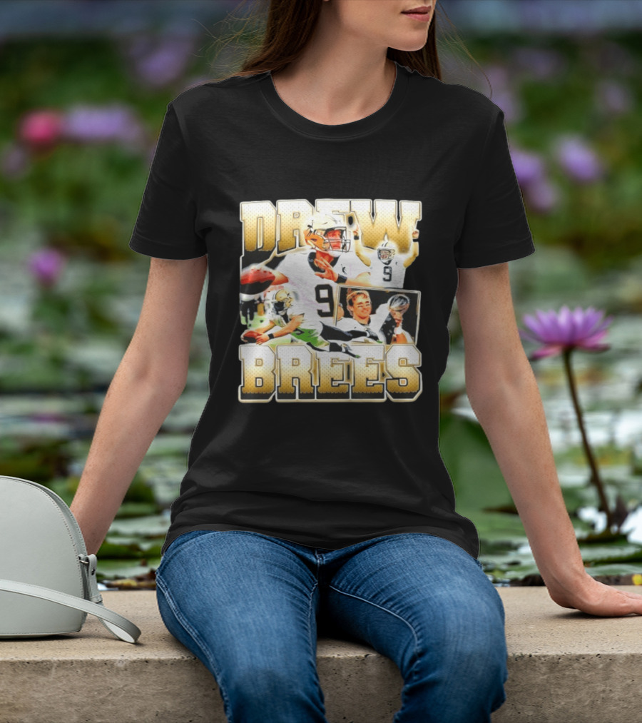 Drew Brees 9 New Orleans Saints Legend T-Shirt