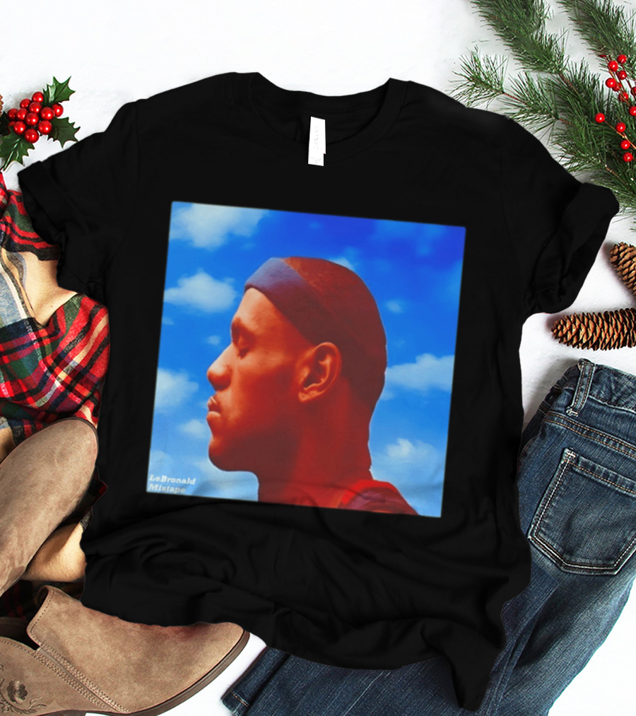 LeBron James LeBronald Mixtape Nothing Was LeSame Los Angeles Lakers Sky T-Shirt