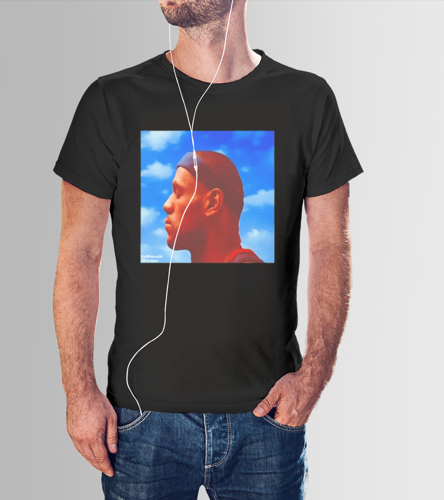 LeBron James LeBronald Mixtape Nothing Was LeSame Los Angeles Lakers Sky T-Shirt