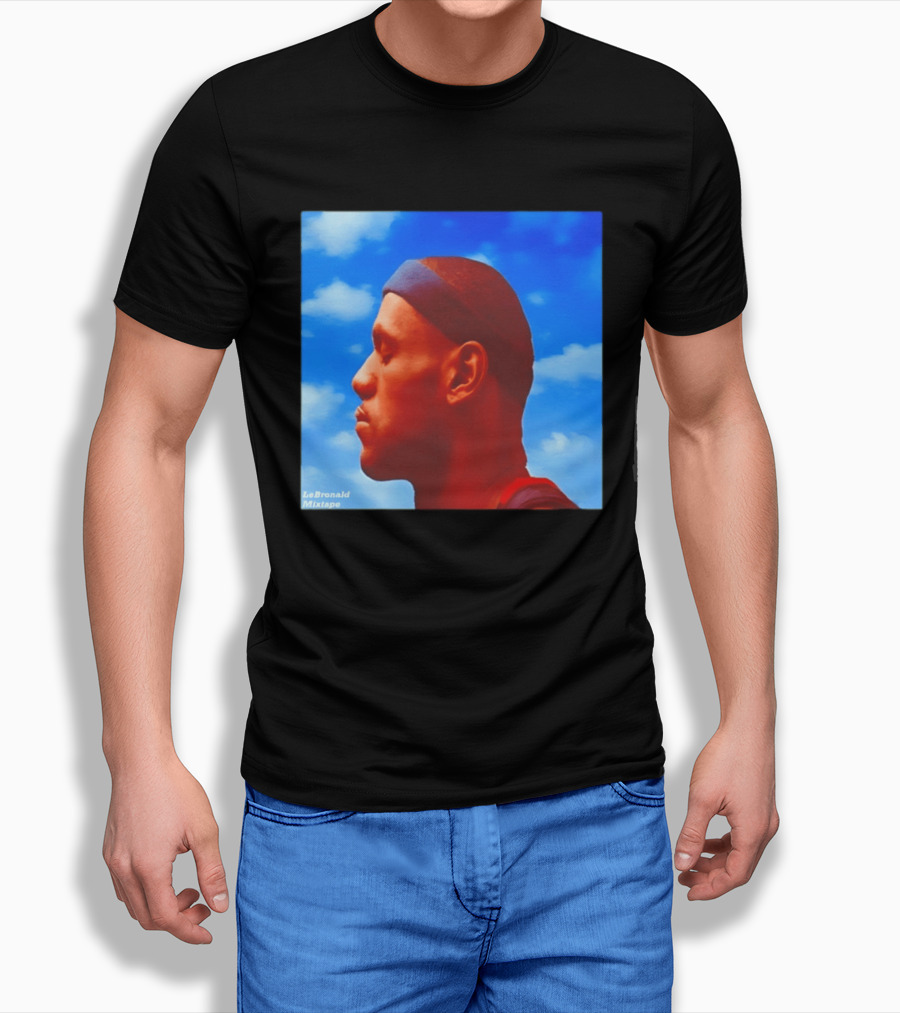 LeBron James LeBronald Mixtape Nothing Was LeSame Los Angeles Lakers Sky T-Shirt