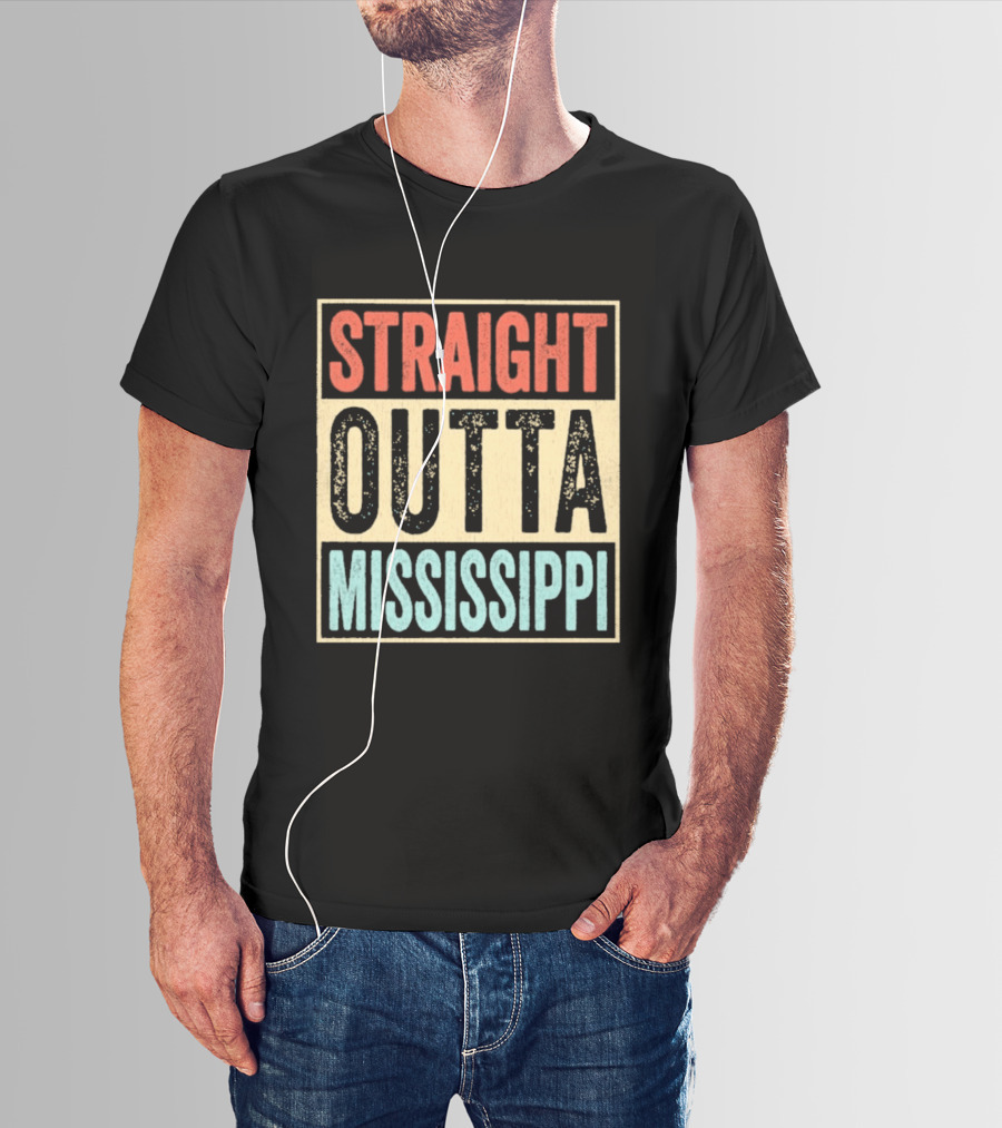 Straight Outta Mississippi Souvenir Performance T-Shirt