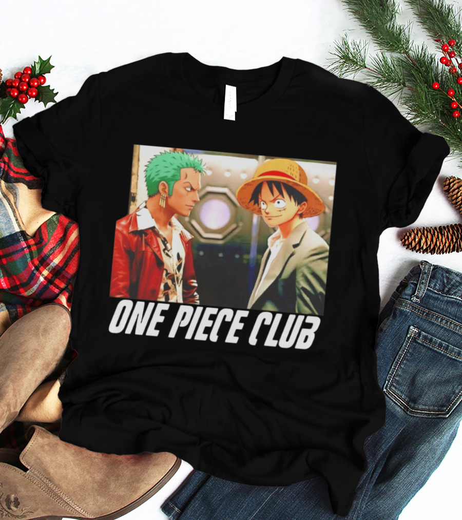 One Piece Club Roronoa Zoro Monkey D Luffy T-Shirt