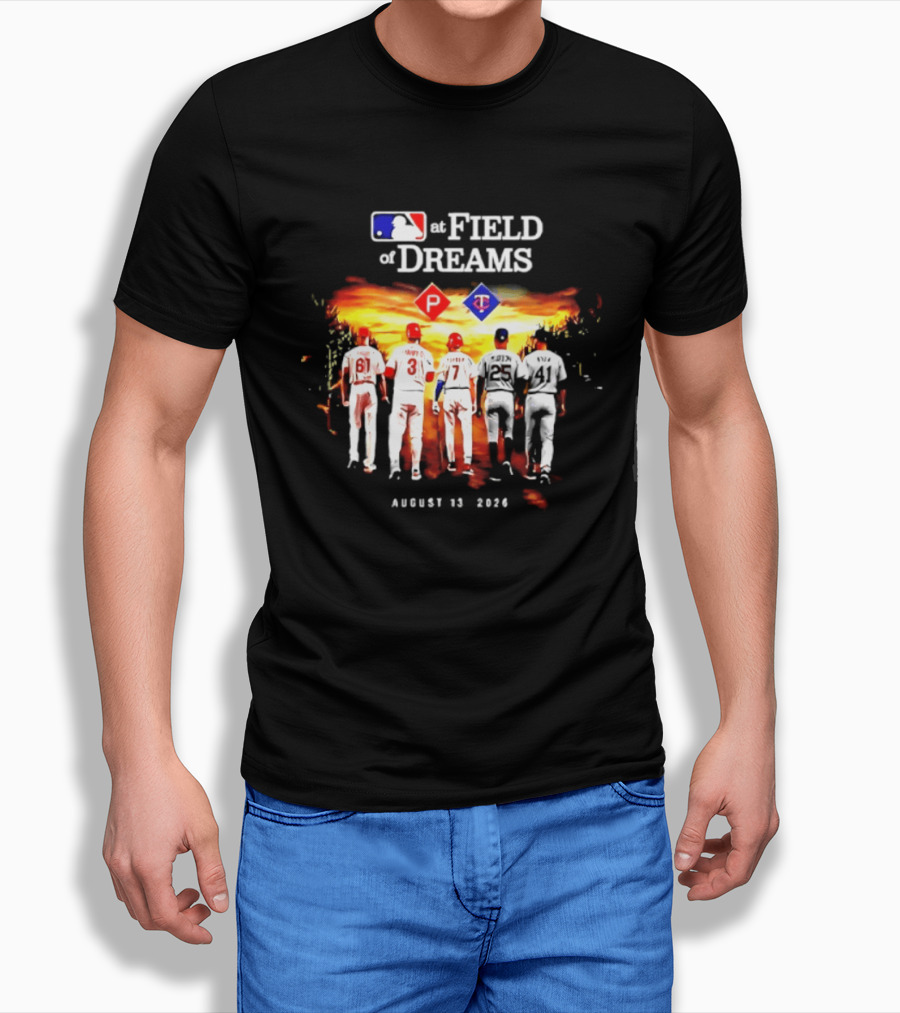 MLB Field Of Dreams Pittsburgh Pirates Vs Minnesota Twins August 13 2026 T-Shirt
