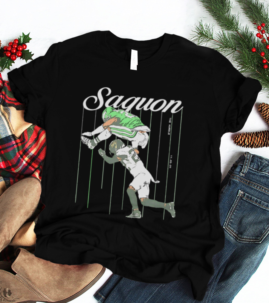 Saquon Barkley Backwards Hurdle Against Philadelphia Eagles T-Shirt