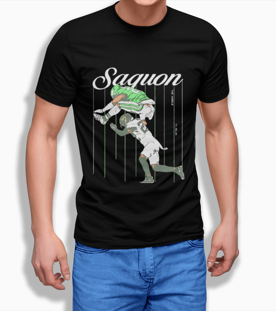 Saquon Barkley Backwards Hurdle Against Philadelphia Eagles T-Shirt
