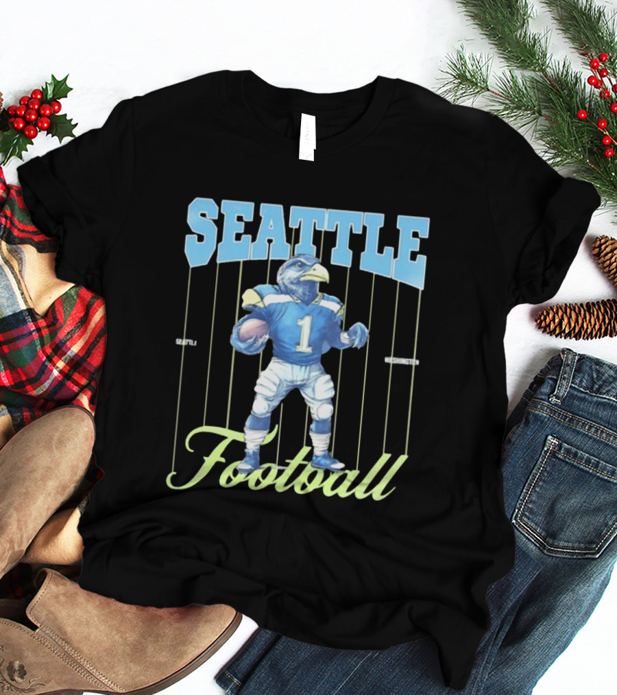 Seattle Seahawks 1 Seattle Washington Football Bird T-Shirt