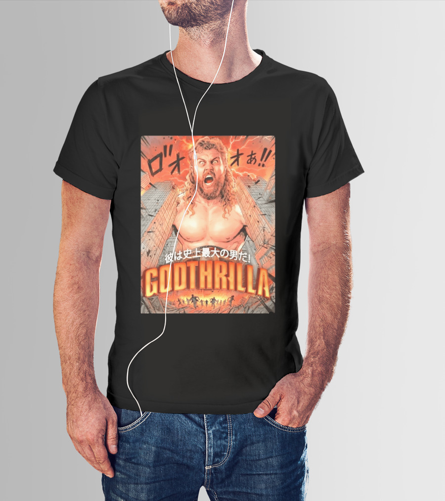 Thrillbilly Silas Mason Godthrilla Comic Style Explosion Scene T-Shirt