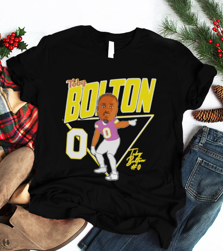 Toby Bolton 0 Caricature Tennessee Tech Football T-Shirt