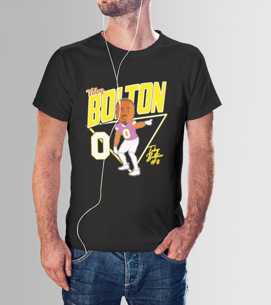 Toby Bolton 0 Caricature Tennessee Tech Football T-Shirt