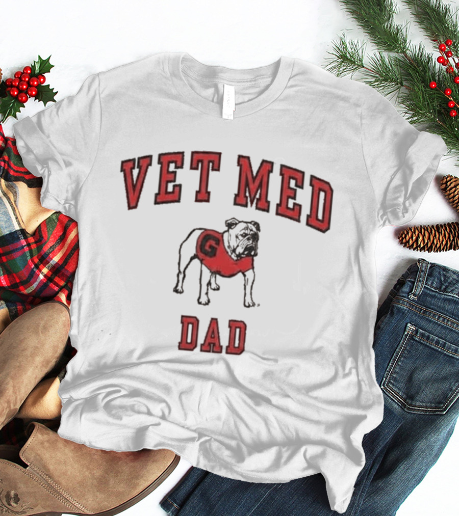 Vet Med Dad Bulldog G T-Shirt