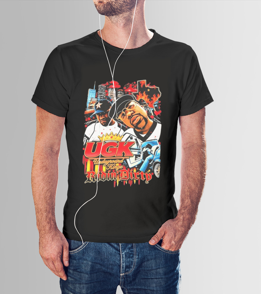 UGK Underground Kingz Ridin' Dirty Texas Rap Legends T-Shirt