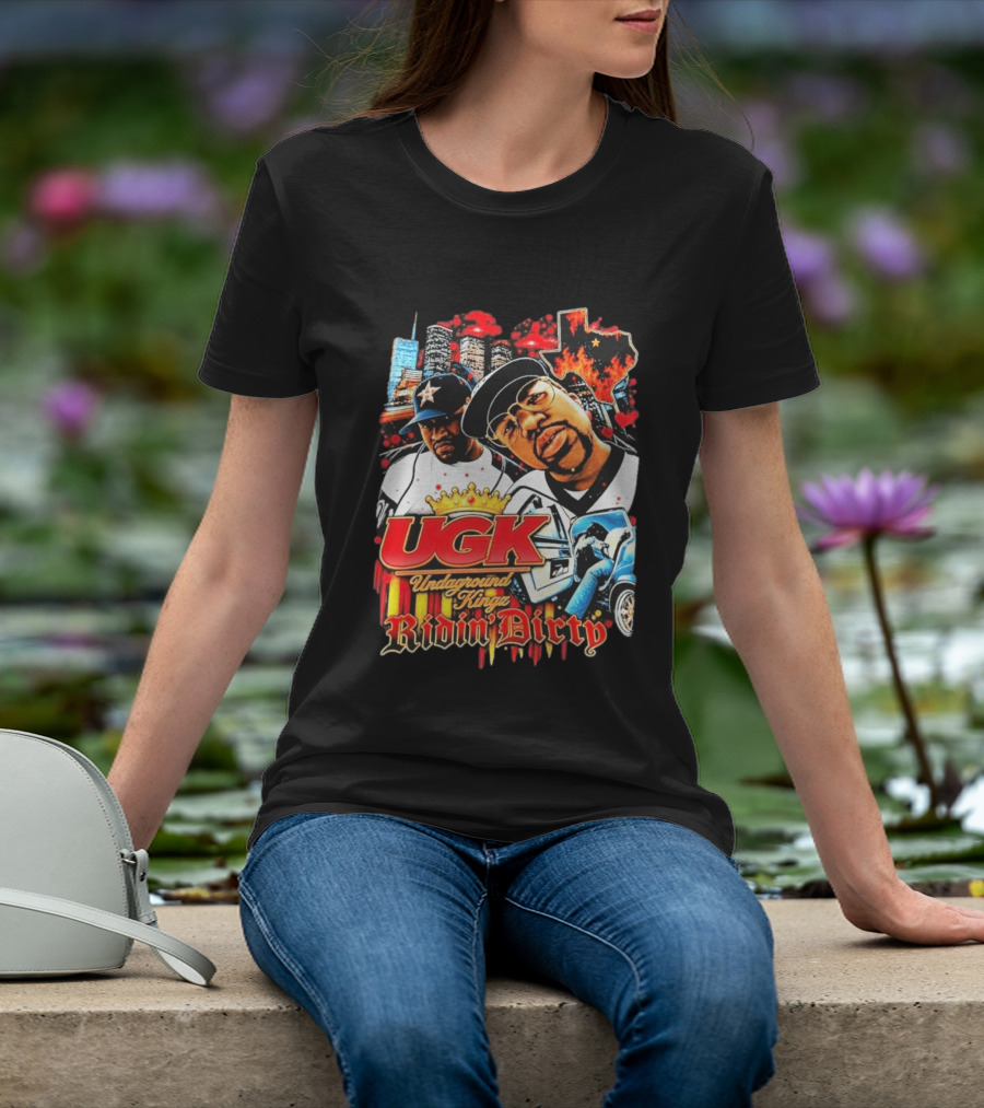 UGK Underground Kingz Ridin' Dirty Texas Rap Legends T-Shirt