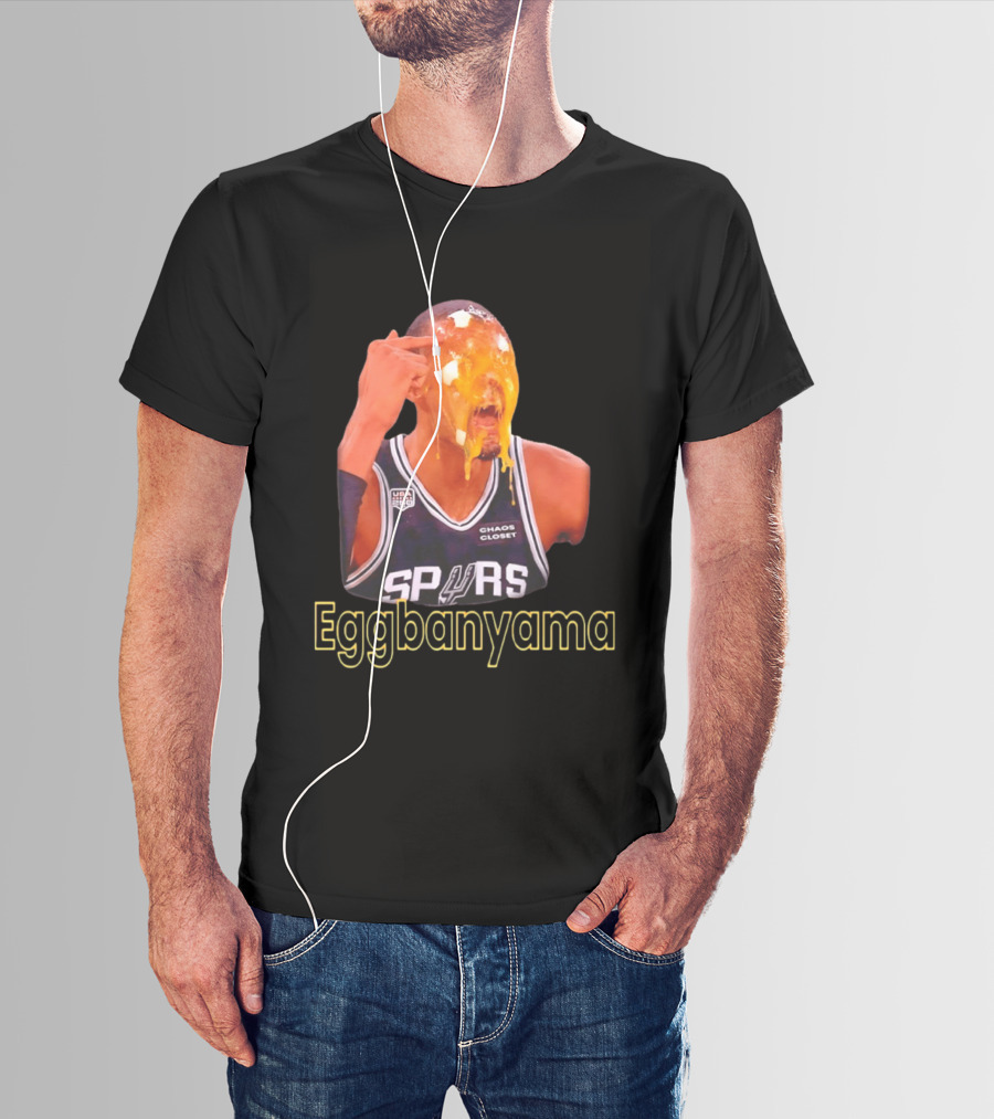 Eggbanyama Spurs Basketball Chaos Closet T-Shirt