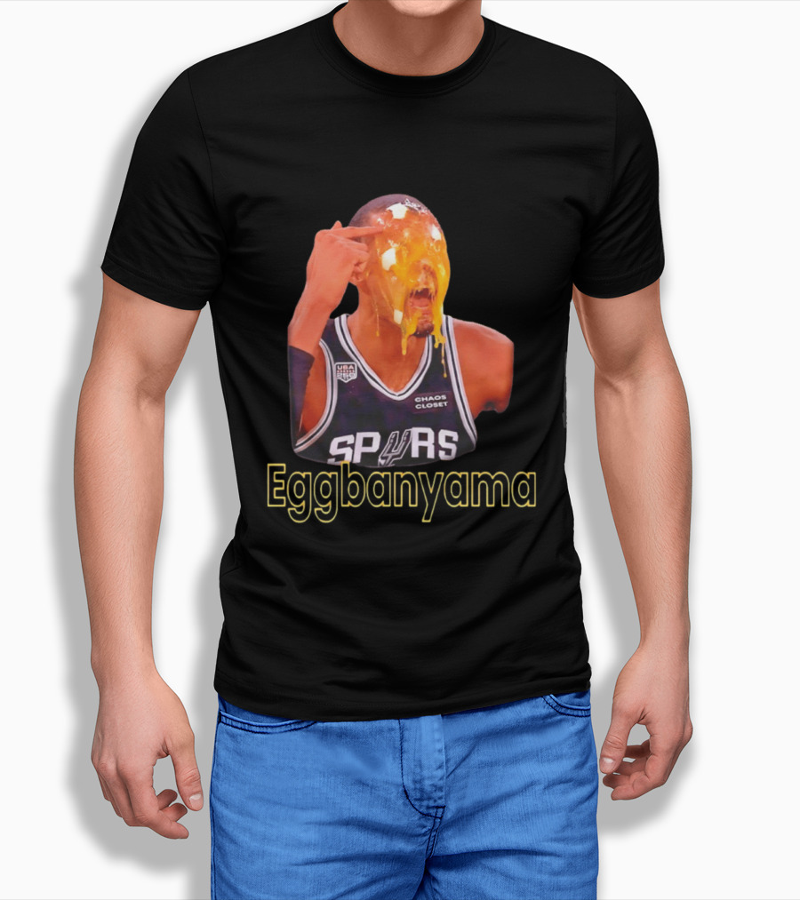 Eggbanyama Spurs Basketball Chaos Closet T-Shirt