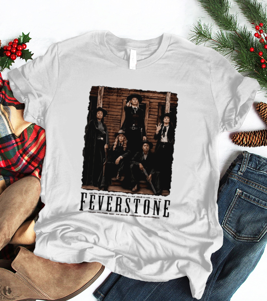 Feverstone Indiana Fever WNBA Basketball Team Western T-Shirt