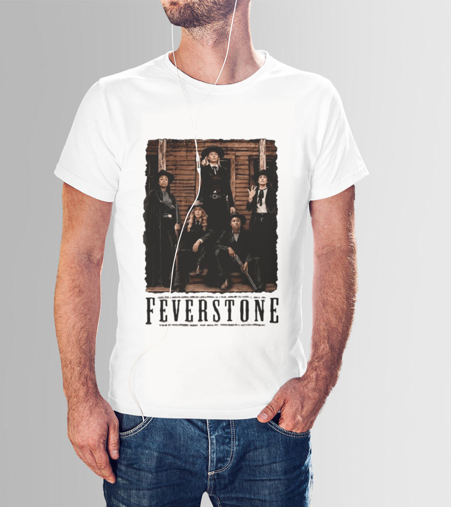 Feverstone Indiana Fever WNBA Basketball Team Western T-Shirt