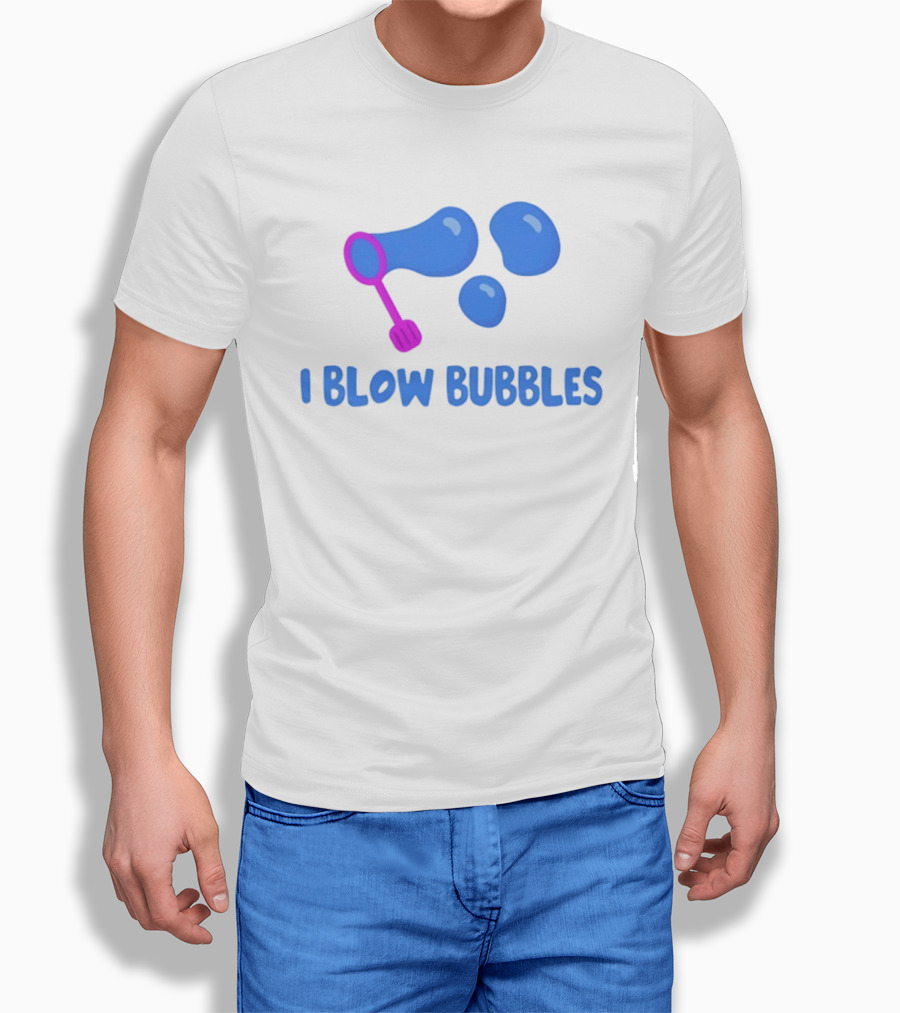 I Blow Bubbles Bubble Wand Summer Fun Playful Adventure T-Shirt