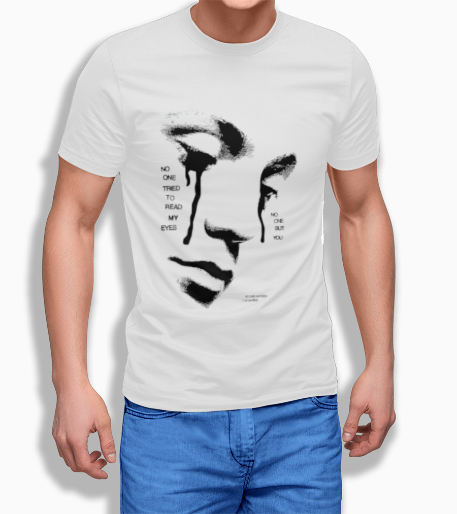 No One Tried To Read My Eyes The Marias Stylized Face T-Shirt