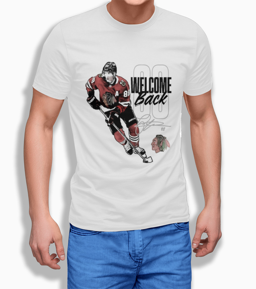 Patrick Kane 88 Chicago Blackhawks Welcome Back T-Shirt