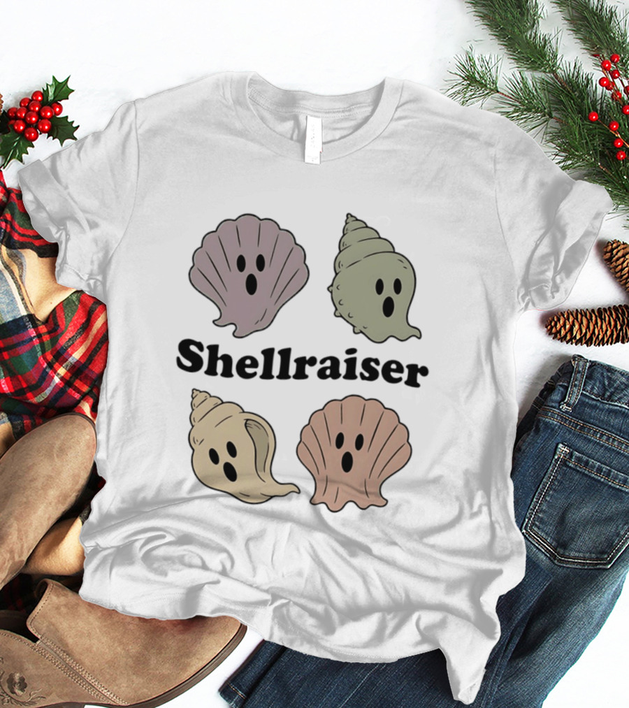 Shellraiser Ghost Shells Spooky Ocean T-Shirt
